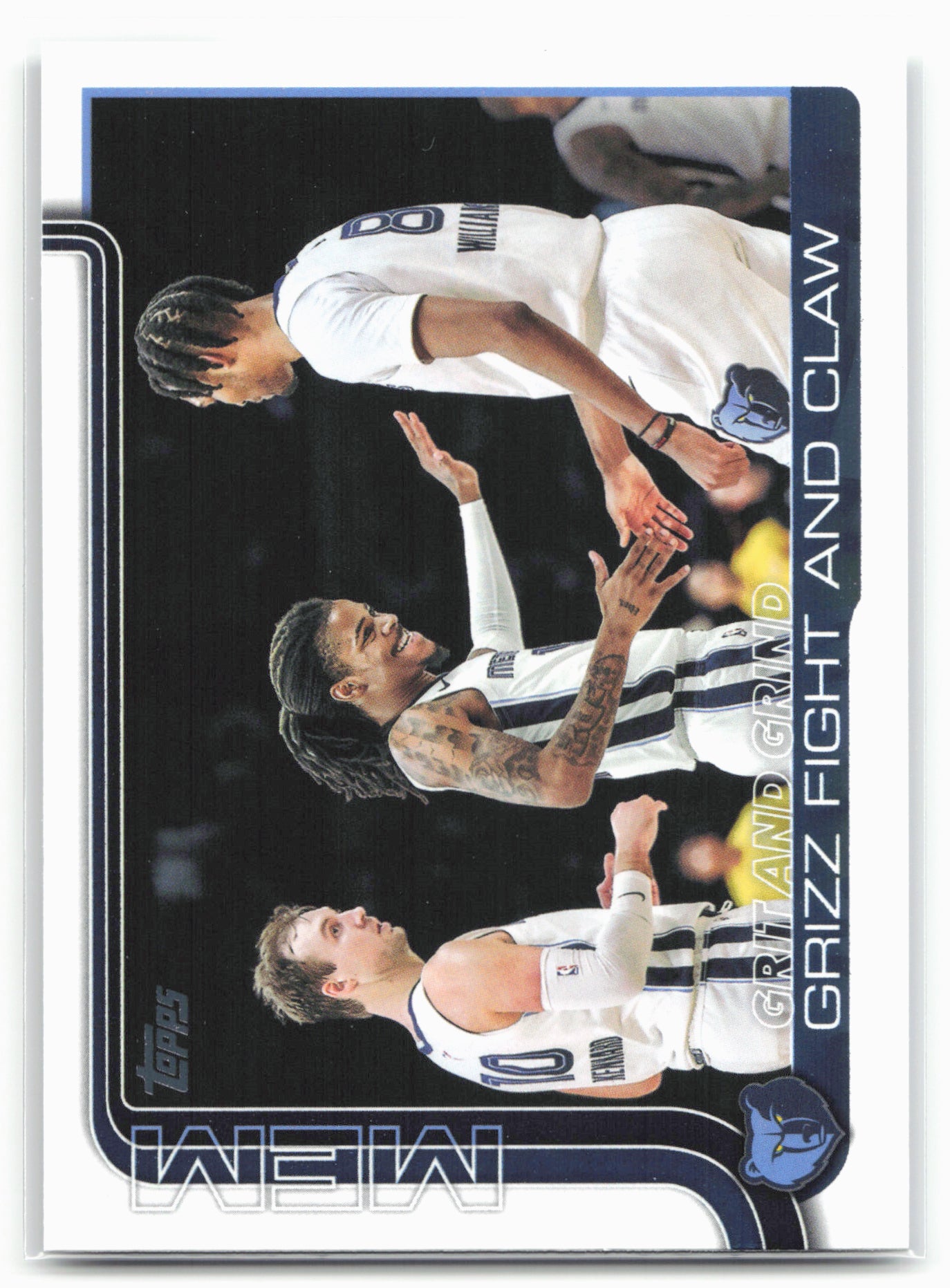 2025-26 Topps #298 Grit and Grind: Grizz Fight and Claw