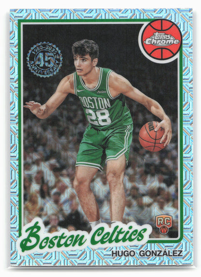 2025-26 Topps #TC-HG Hugo González 1980-81 Topps Chrome Basketball
