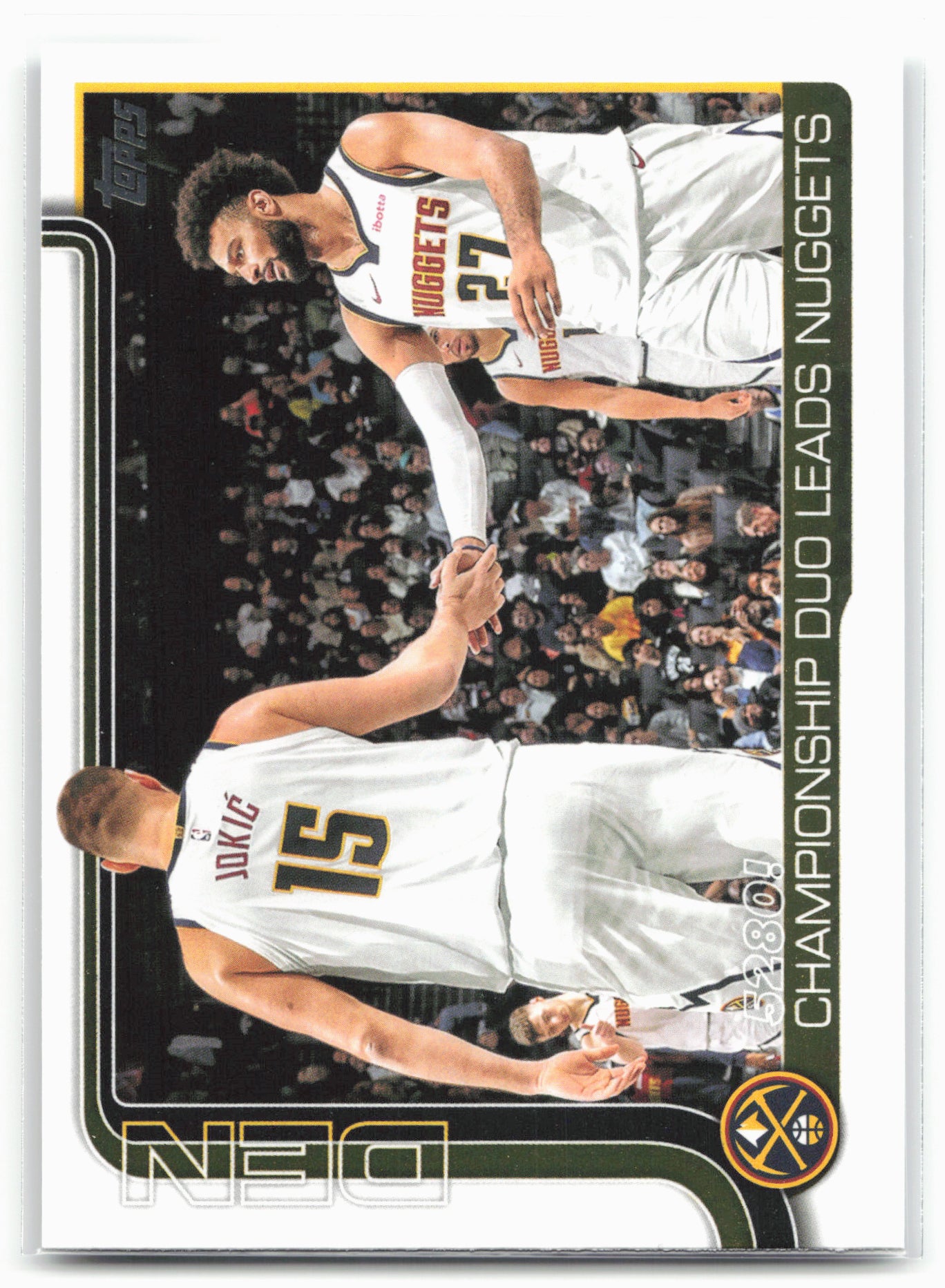 2025-26 Topps #286 5280!: Championship Duo Leads Nuggets