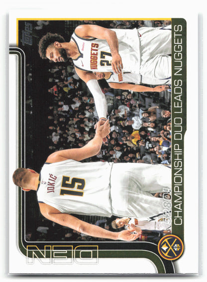 2025-26 Topps #286 5280!: Championship Duo Leads Nuggets