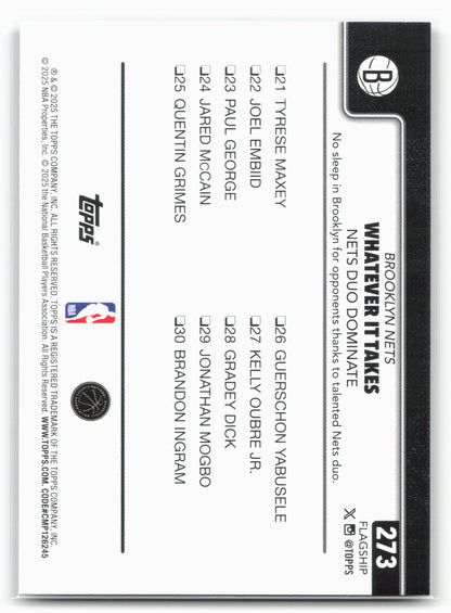 2025-26 Topps #273 Cameron Johnson Team Color Border