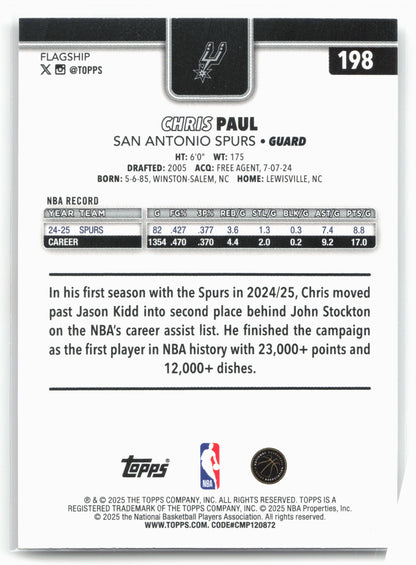 2025-26 Topps #198 Chris Paul