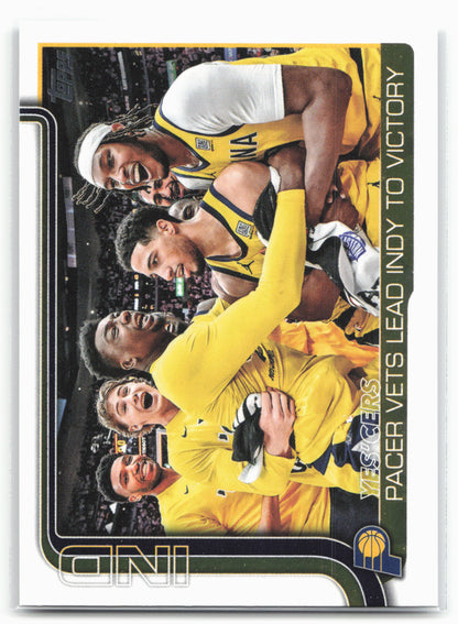 2025-26 Topps #280 Yes'Cers: Pacer Vets Lead Indy To Victory