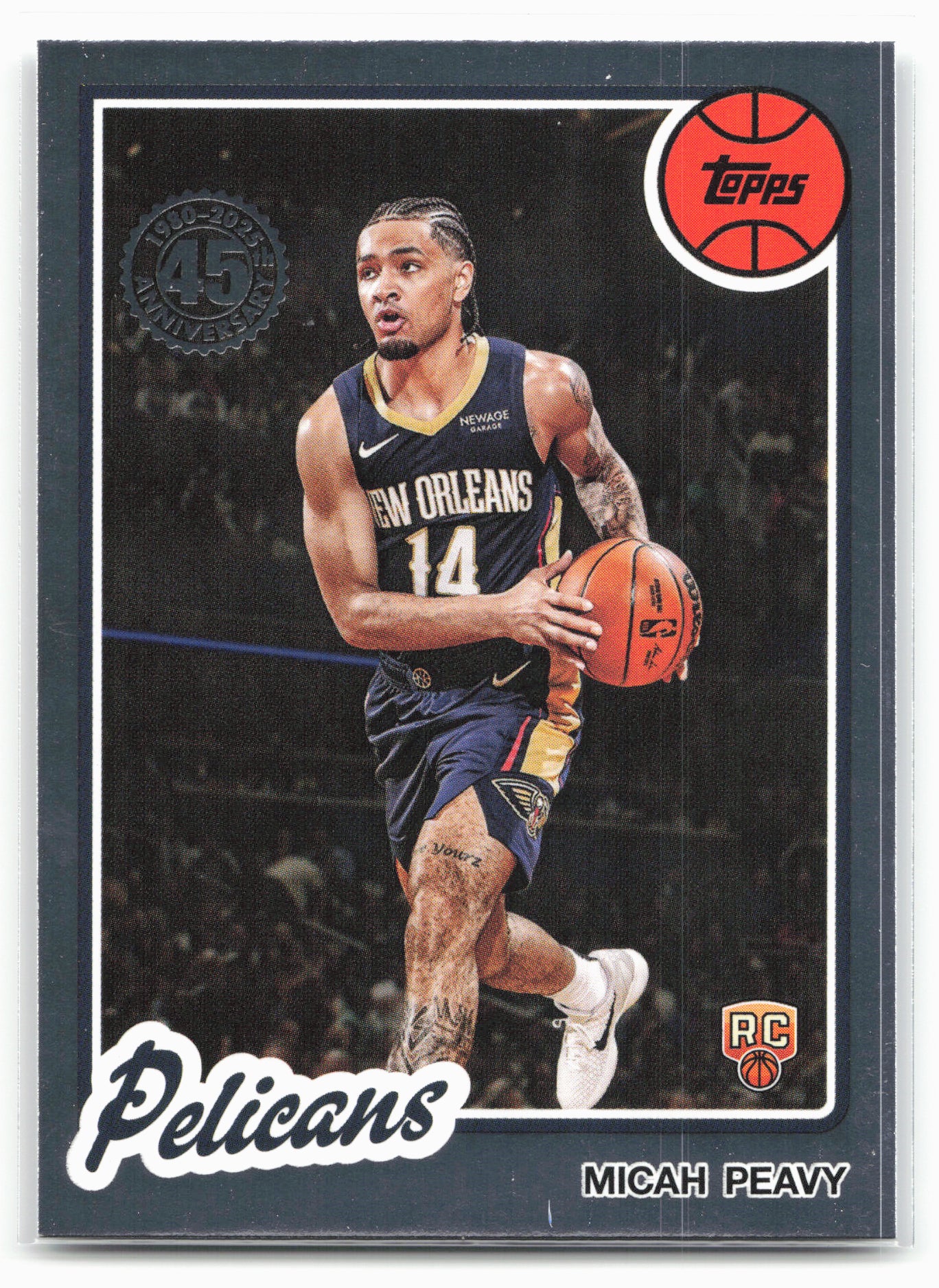 2025-26 Topps #80BK-83 Micah Peavy 1980-81 Topps Basketball