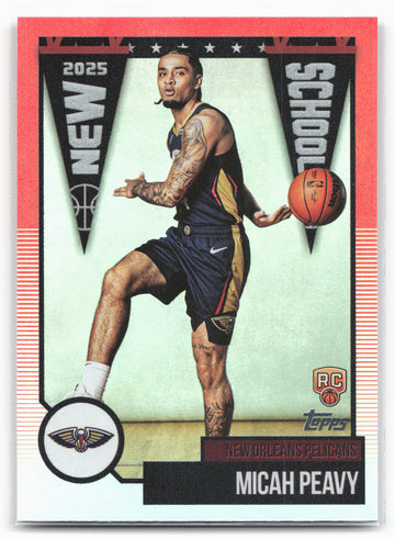 
2025-26 Topps #NS-40 Micah Peavy New School