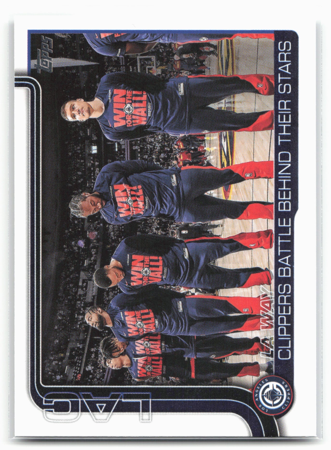 2025-26 Topps #292 LA Way: Clippers Battle Behind Their Stars