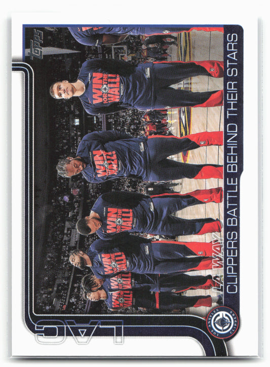 2025-26 Topps #292 LA Way: Clippers Battle Behind Their Stars