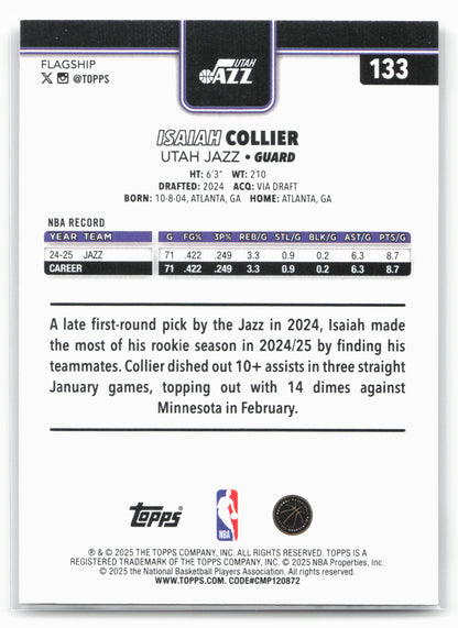2025-26 Topps #133 Isaiah Collier