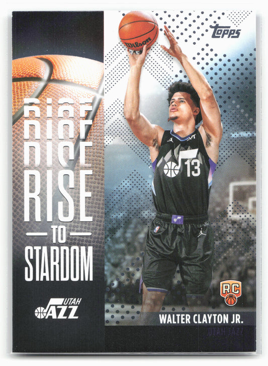 2025-26 Topps #RTS-18 Walter Clayton Jr. Rise to Stardom