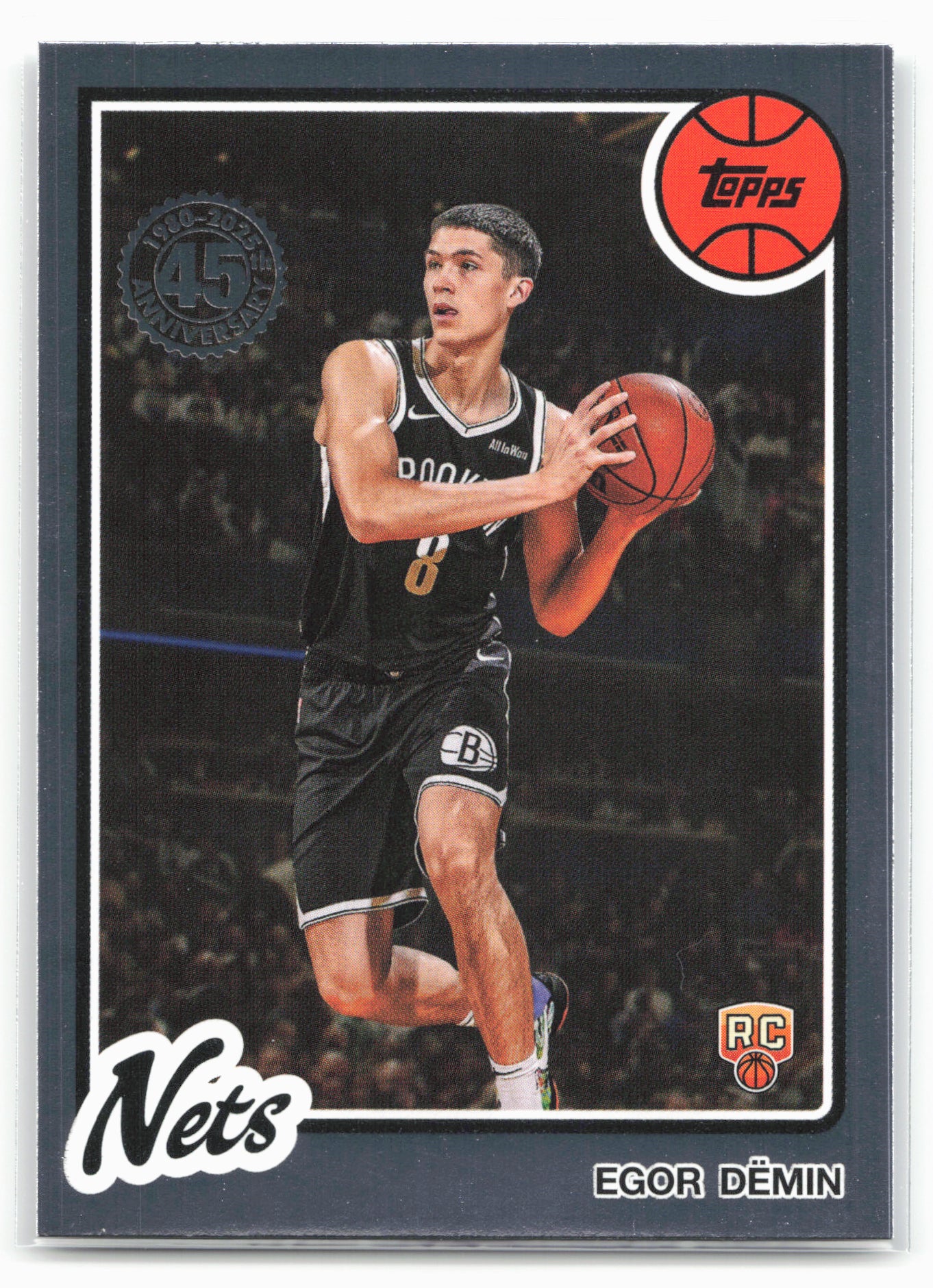 2025-26 Topps #80BK-55 Egor Dëmin 1980-81 Topps Basketball