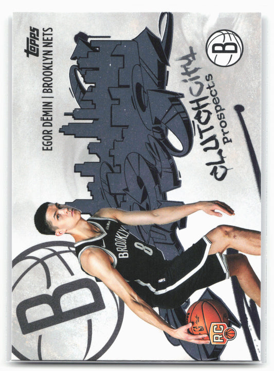 2025-26 Topps #CC-8 Egor Dëmin Clutch City Prospects