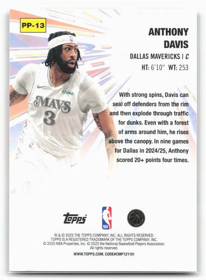 2025-26 Topps #PP-13 Anthony Davis Power Players