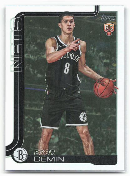 2025-26 Topps #208 Egor Dëmin Rainbow Foilboard