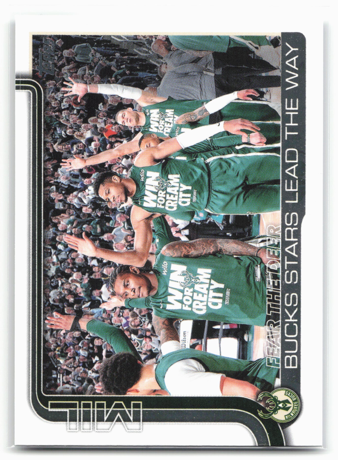2025-26 Topps #281 Fear the Deer: Bucks Stars Lead the Way