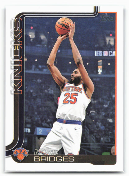 2025-26 Topps #18 Mikal Bridges