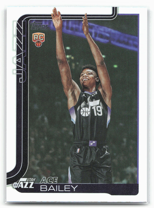 2025-26 Topps #205 Ace Bailey Rainbow Foilboard