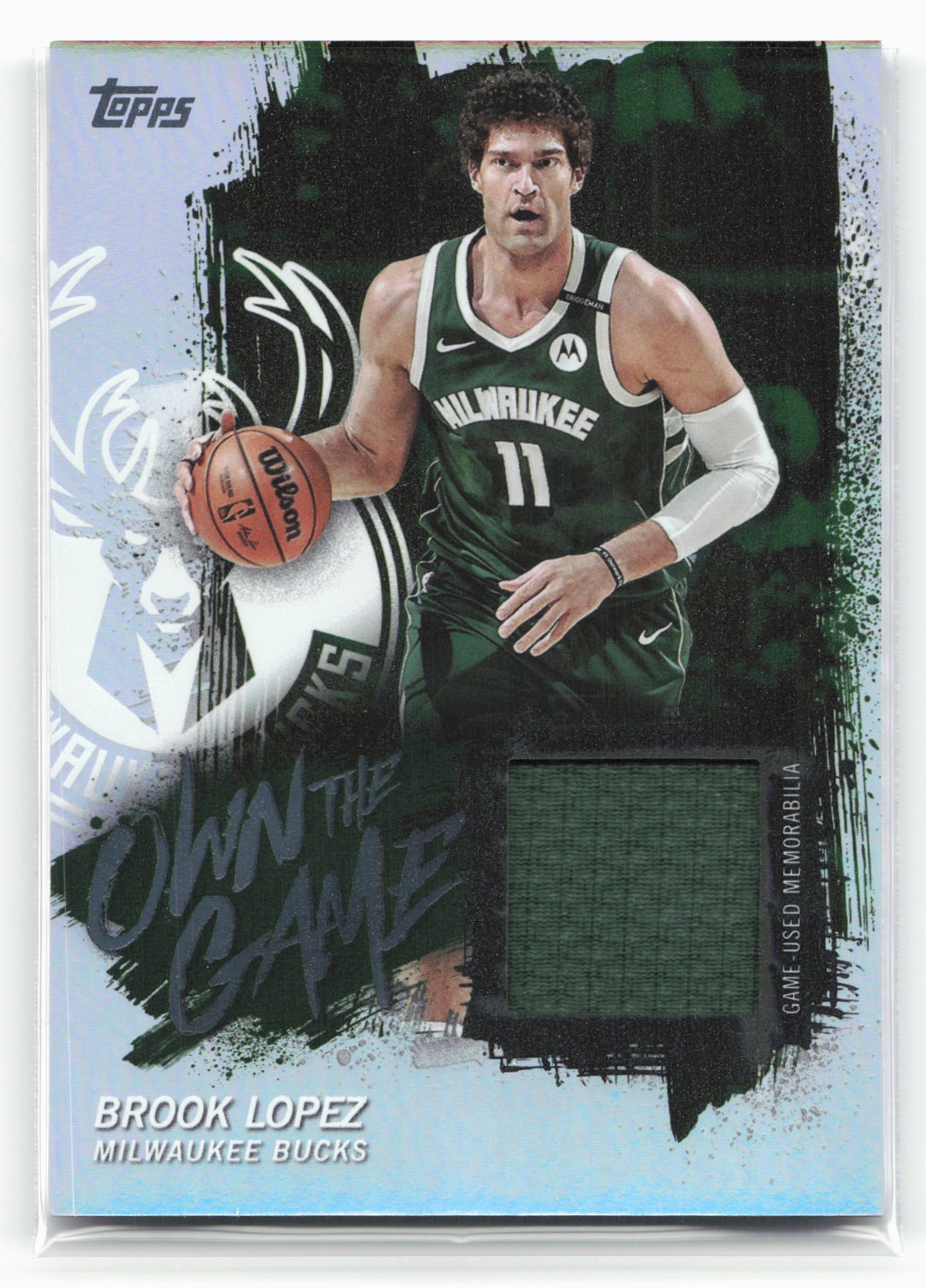 2025-26 Topps #OTGA-BL Brook Lopez Own the Game Rainbow Foilboard
