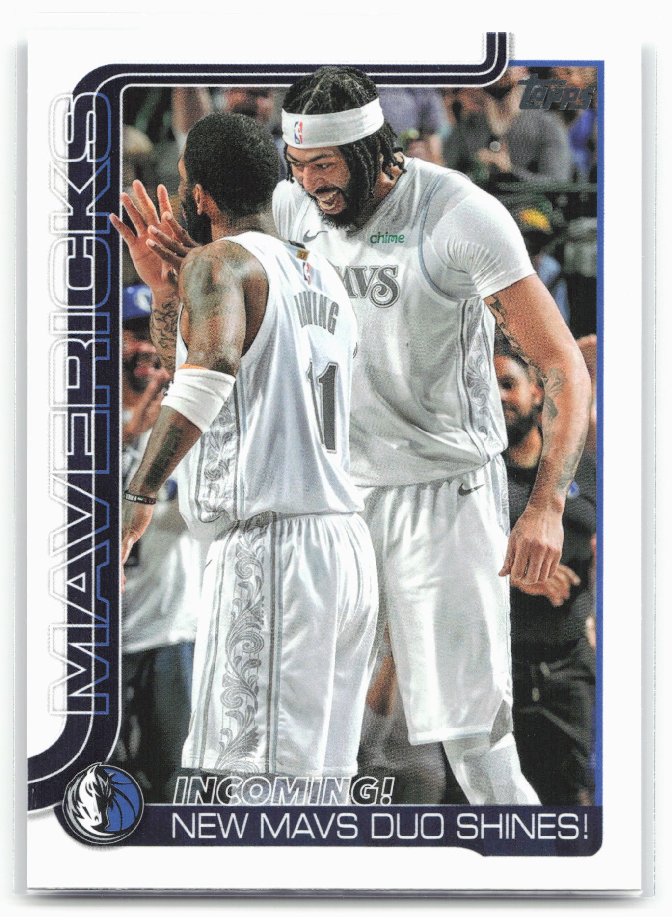 2025-26 Topps #296 Incoming!: New Mavs Duo Shines!