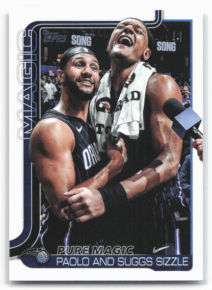 2025-26 Topps #271 Pure Magic, Paolo and Suggs Sizzle