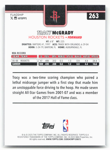 
2025-26 Topps #263 Tracy McGrady