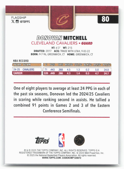 2025-26 Topps #80 Donovan Mitchell