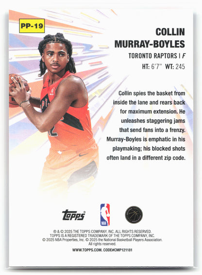 2025-26 Topps #PP-19 Collin Murray-Boyles Power Players