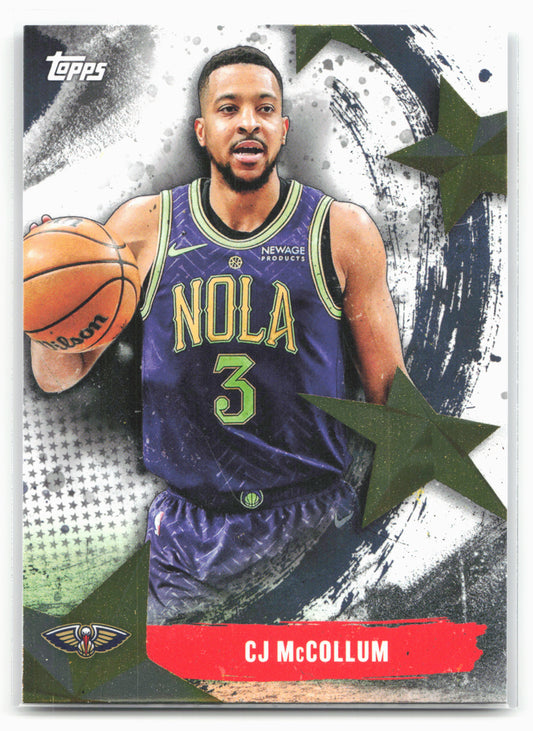 2025-26 Topps #SA-30 CJ McCollum Stars of the NBA