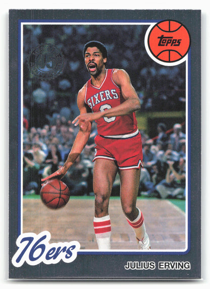 2025-26 Topps #80BK-2 Julius Erving 1980-81 Topps Basketball