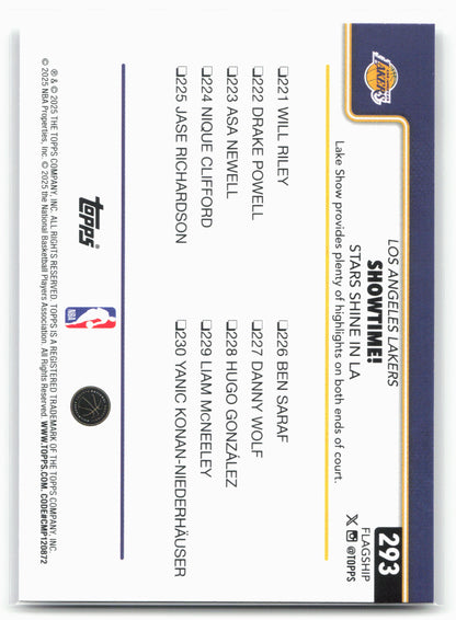 2025-26 Topps #293 Showtime!: Stars Shine in