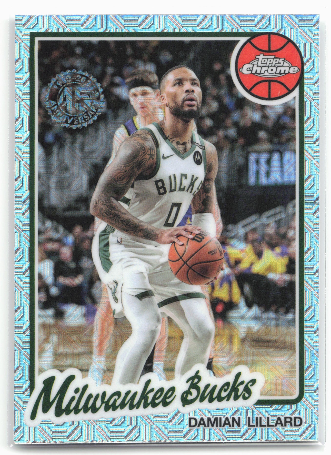 2025-26 Topps #TC-DL Damian Lillard 1980-81 Topps Chrome Basketball