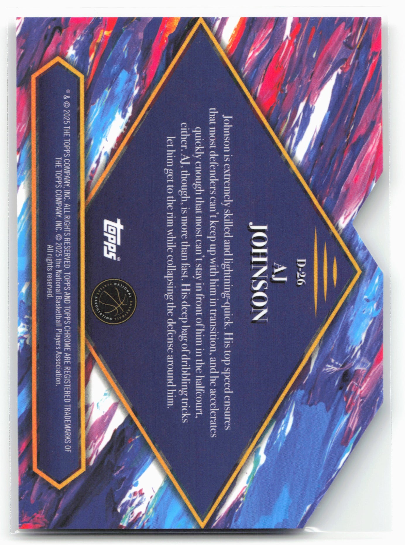 2024-25 Finest #D-26 AJ Johnson Debut 23152