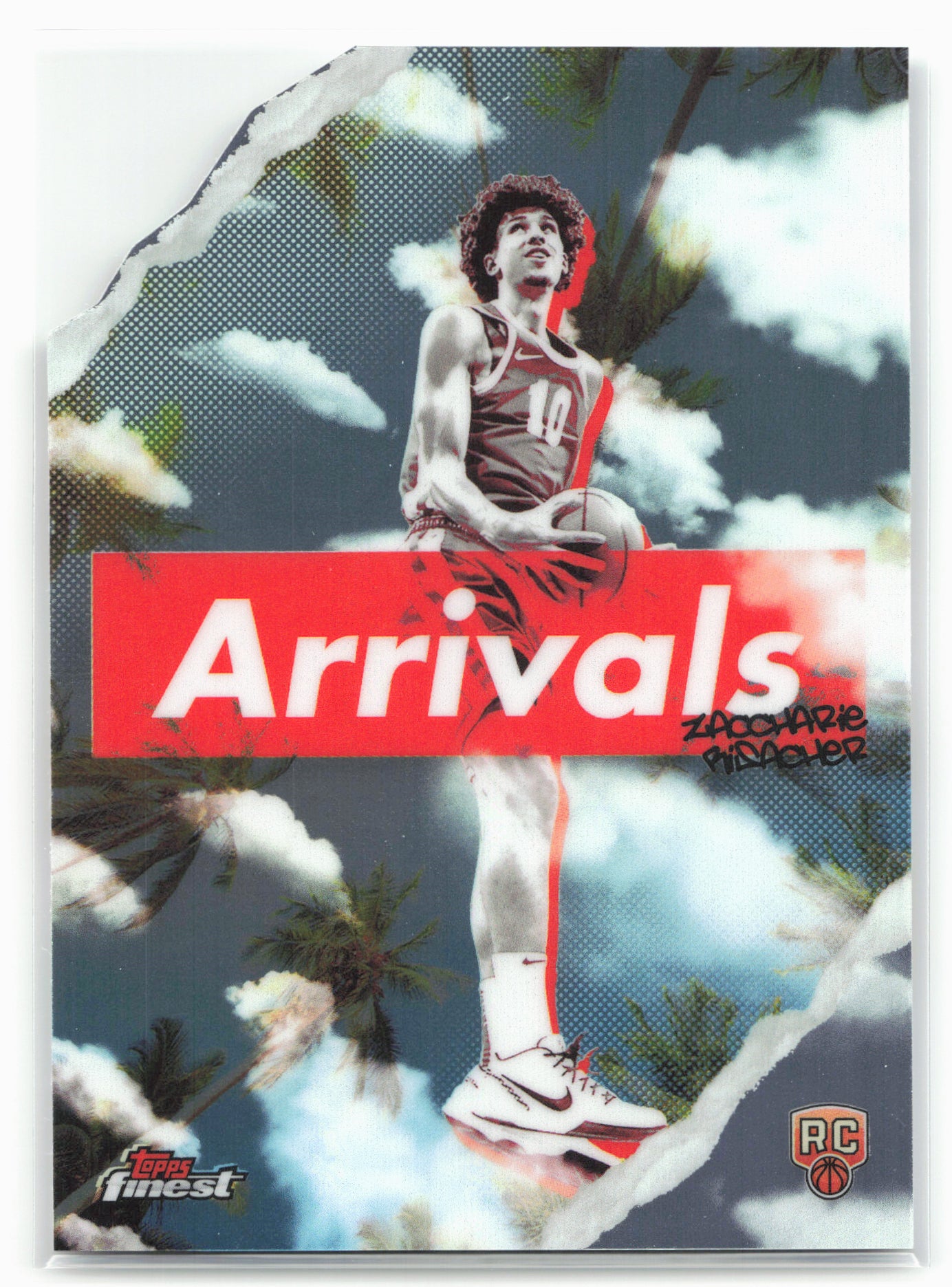 2024-25 Finest #A-4 Zaccharie Risacher Arrivals 23159