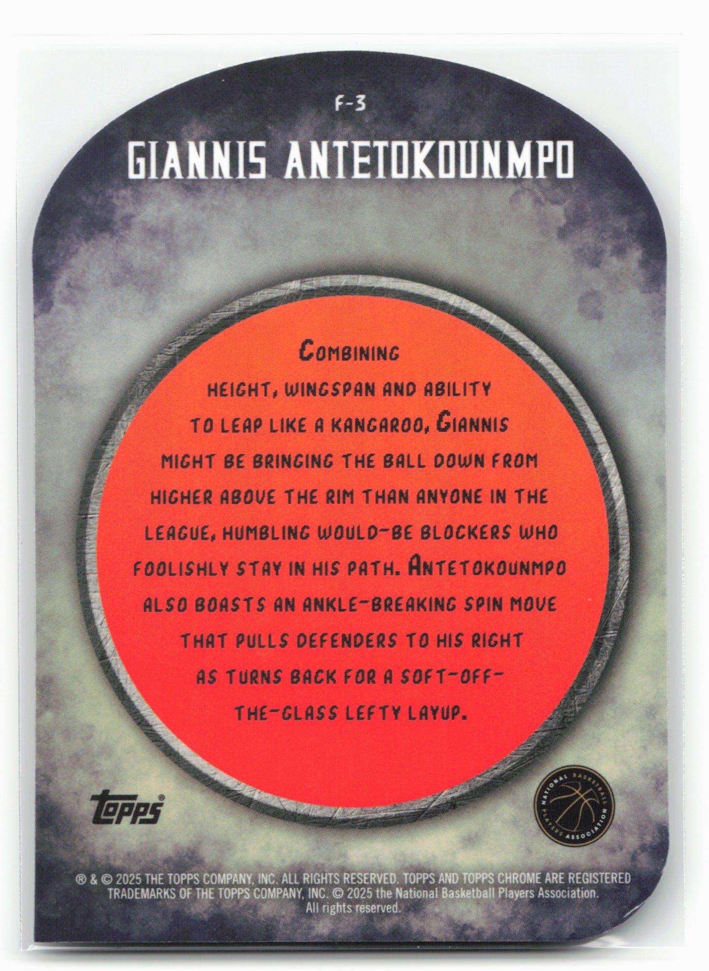 2024-25 Finest #F-3 Giannis Antetokounmpo Finishers