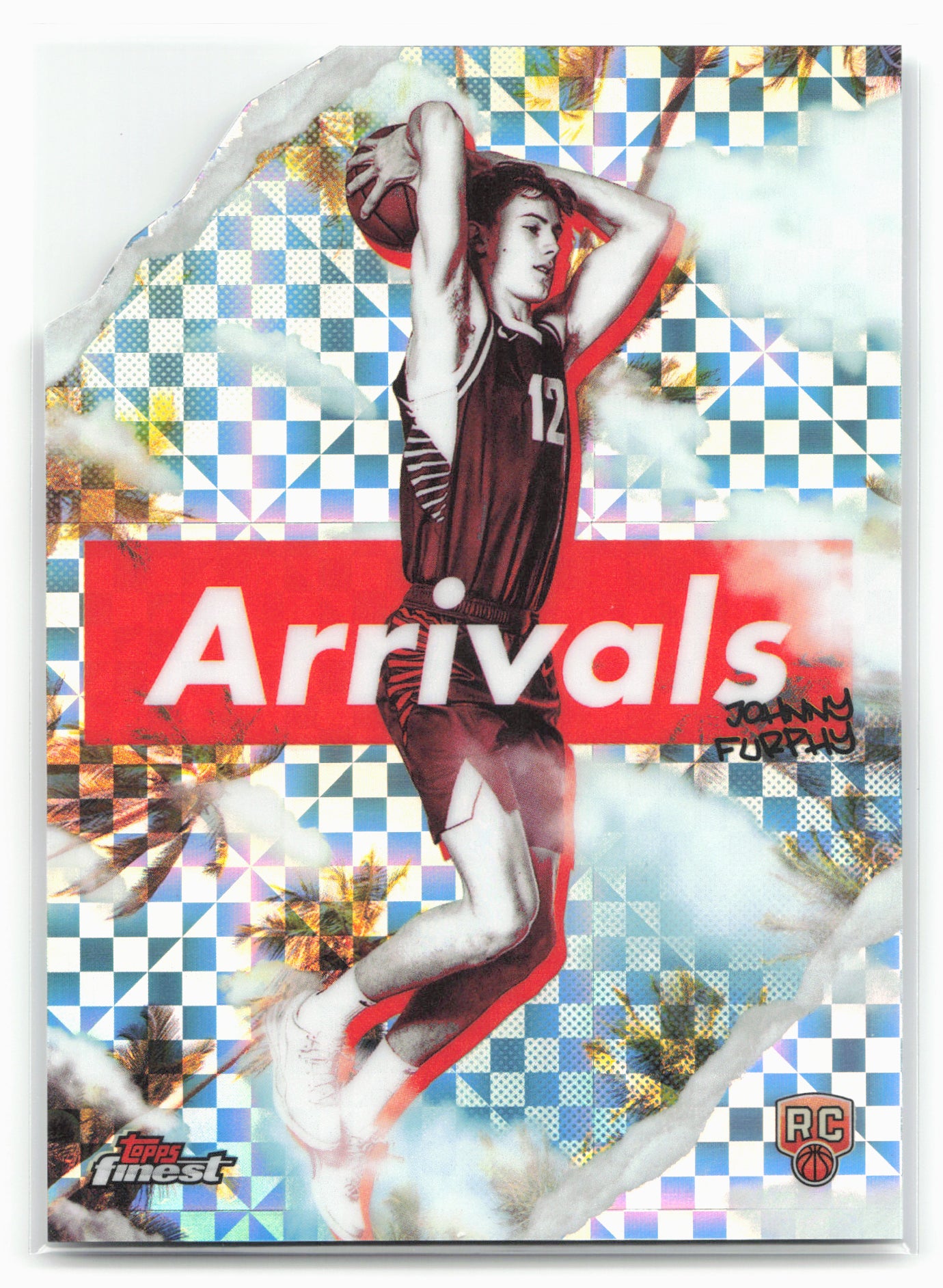 2024-25 Finest #A-22 Johnny Furphy Arrivals X-Fractor 23162