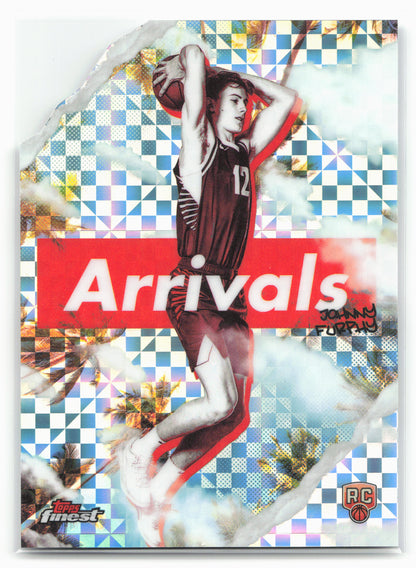 2024-25 Finest #A-22 Johnny Furphy Arrivals X-Fractor 23162