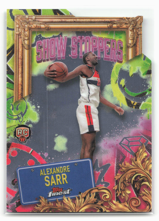 2024-25 Finest #S-24 Alexandre Sarr Showstoppers 23165