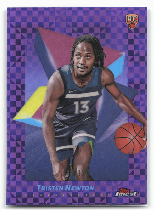 2024-25 Finest #40 Tristen Newton Purple X-Fractor #/150