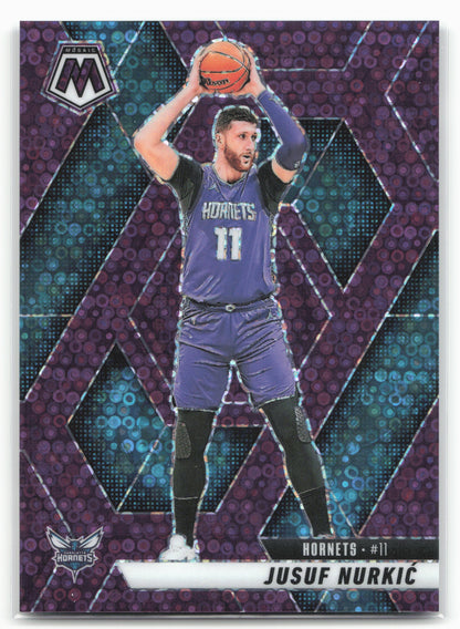 2024-25 Panini Mosaic #178 Jusuf Nurkic Fast Break Purple Mosaic #/50