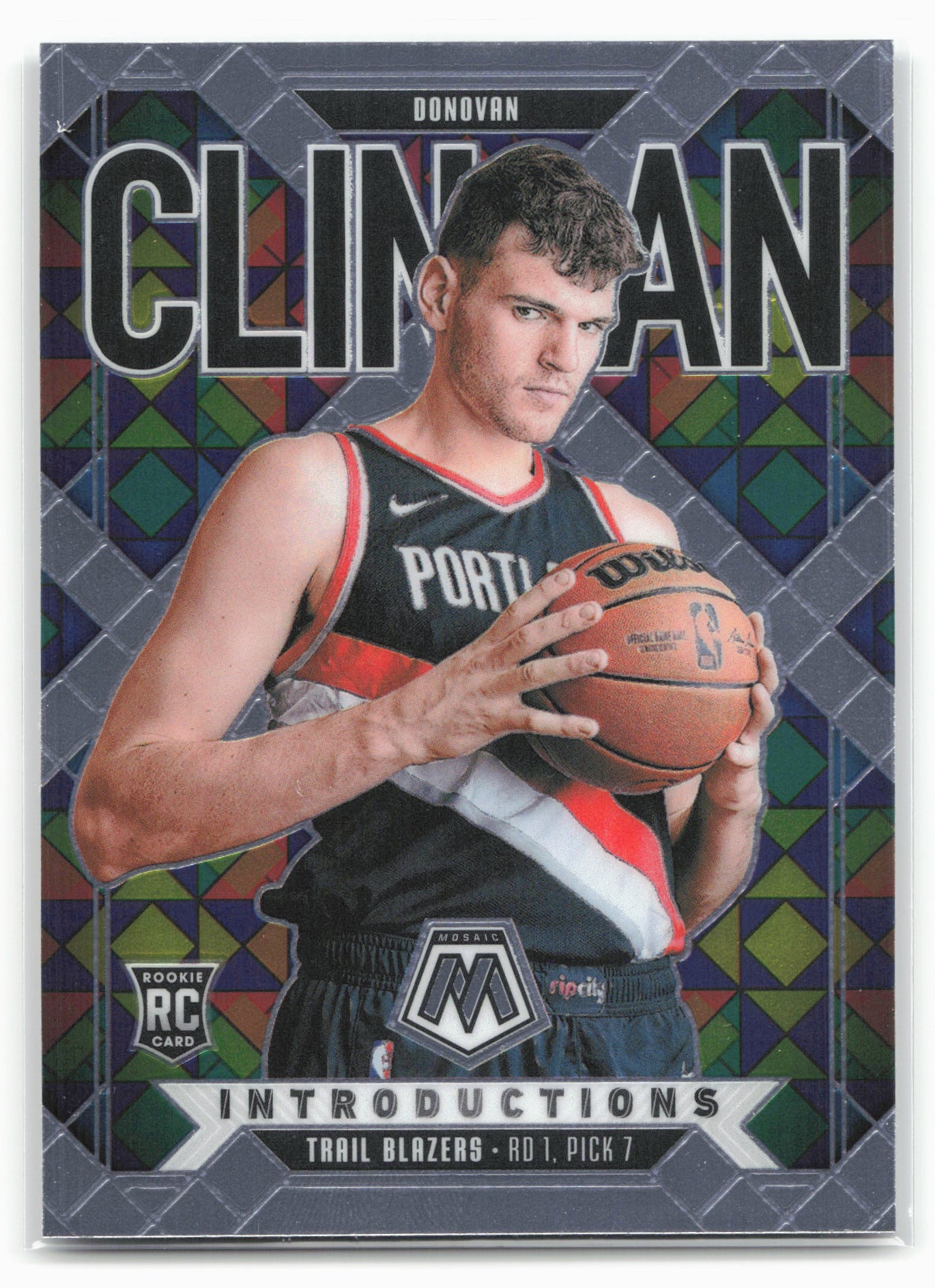 2024-25 Panini Mosaic #11 Donovan Clingan Introductions