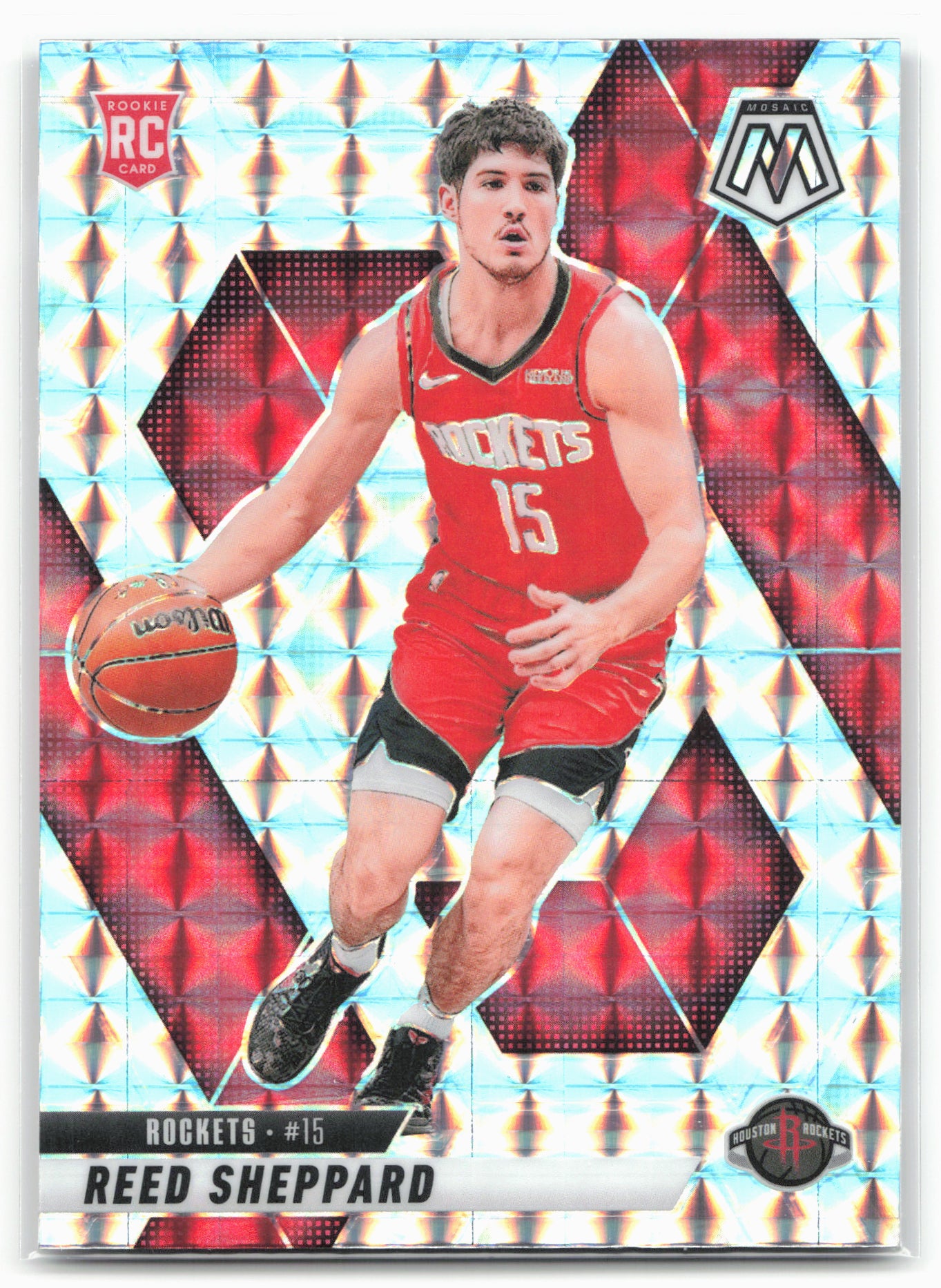 2024-25 Panini Mosaic #249 Reed Sheppard Base Mosaic