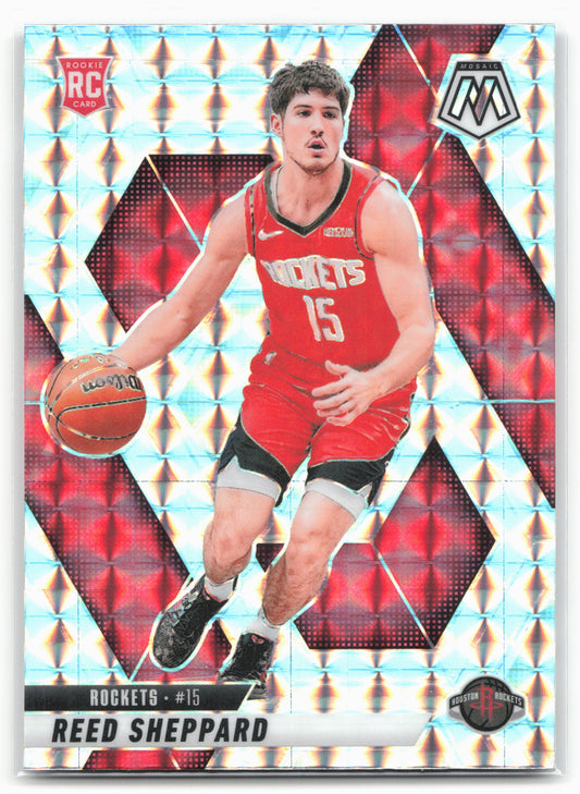 2024-25 Panini Mosaic #249 Reed Sheppard Base Mosaic