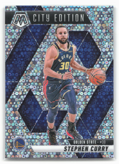 2024-25 Panini Mosaic #272 Stephen Curry Fast Break Silver Mosaic 23189