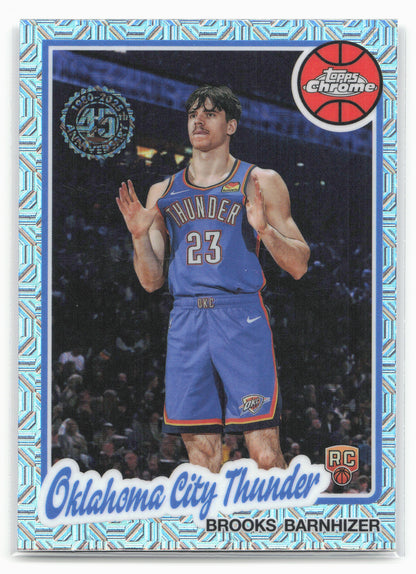 2025-26 Topps #TC-BB Brooks Barnhizer 1980-81 Topps Chrome Basketball