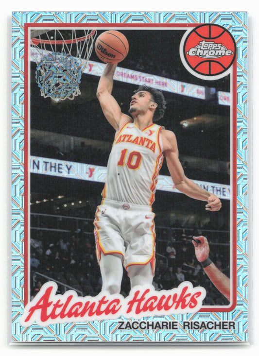 2025-26 Topps #TC-ZR Zaccharie Risacher 1980-81 Topps Chrome Basketball