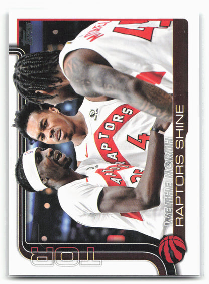 2025-26 Topps #276 We The North: Raptors Shine