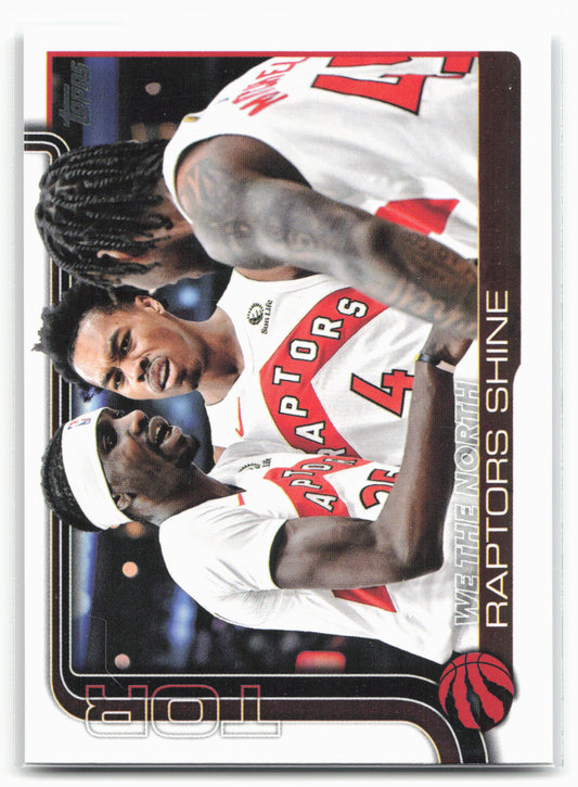 2025-26 Topps #276 We The North: Raptors Shine