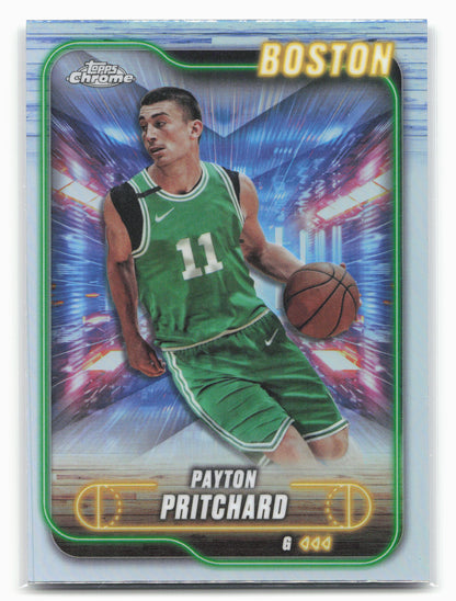 2024-25 Topps Chrome #110 Payton Pritchard Refractor 23214