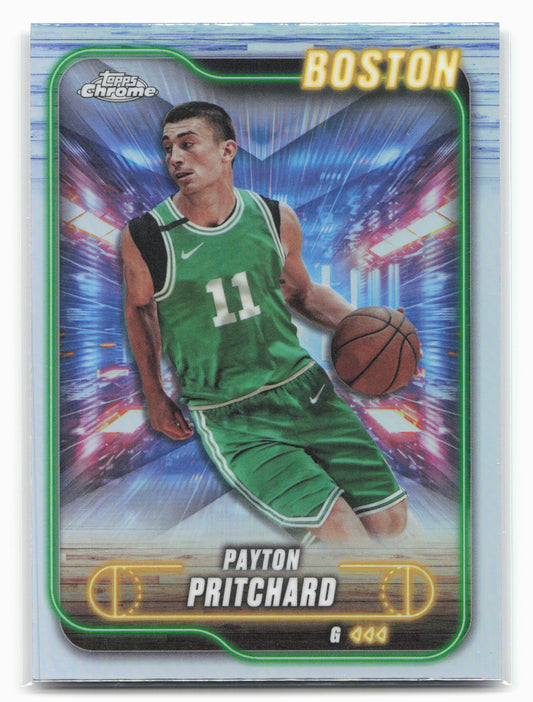 2024-25 Topps Chrome #110 Payton Pritchard Refractor 23214