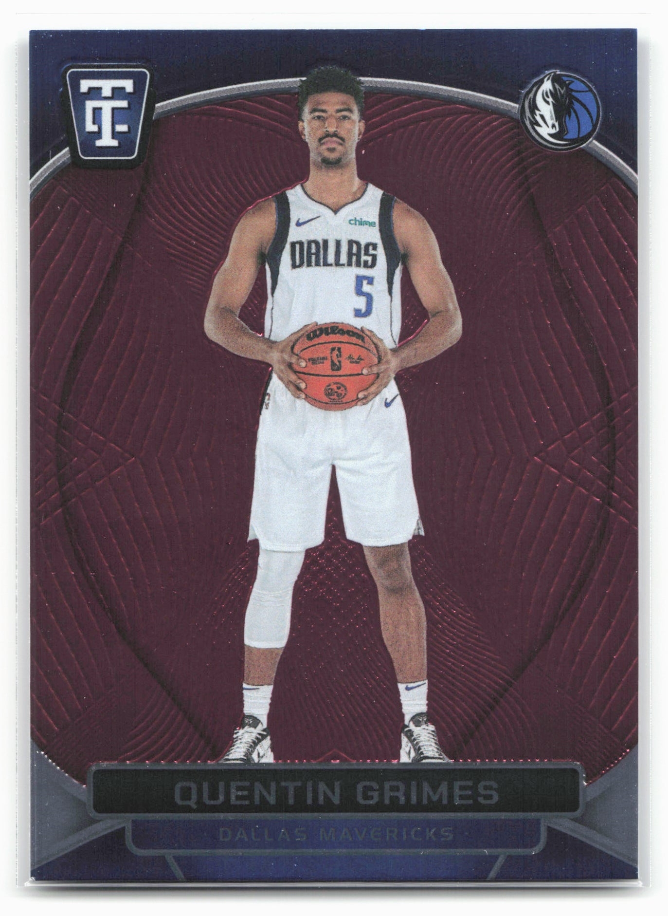 2024-25 Panini Totally Certified #41 Quentin Grimes Mirror Maroon 23221