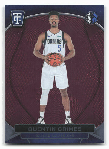 2024-25 Panini Totally Certified #41 Quentin Grimes Mirror Maroon 23221